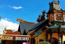 attrazioni rainbow magicland, maison houdini